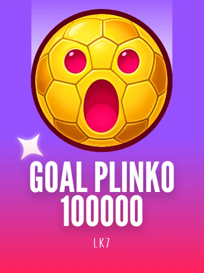Goal Plinko 100000 game artwork